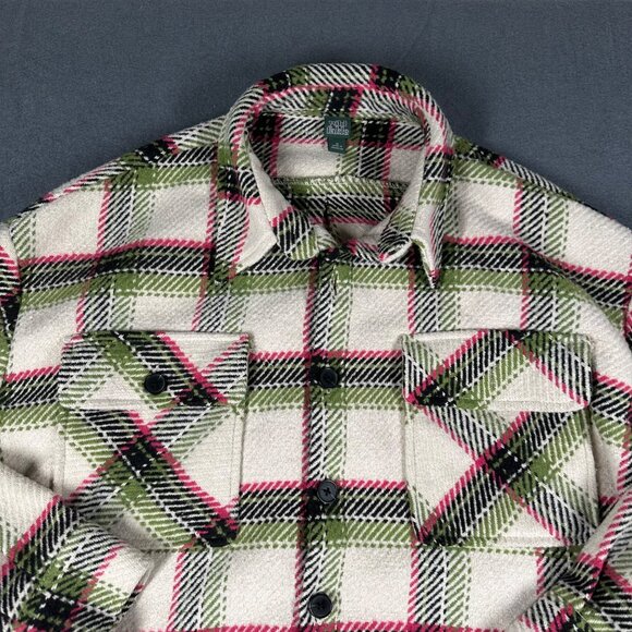 Wild Fable Womens Medium Oversized Wool Blend Button Front Shacket Shirt Jacket - Picture 3 of 10